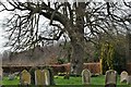 Great Barton: North west corner of the churchyard in IP31 2SE