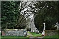Great Barton:  Entrance to Holy Innocents Church in IP31 2RD