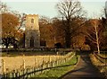 St. Lawrence; the parish church of Lackford in Lackford