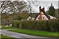 Denston: Cottages in Water Lane in Denston