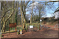 Bridleway and Footpath Gate into Kings Wood in HP13 7XU