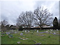 St Peter, Hersham: churchyard (a) in KT12 4LA