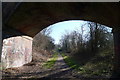 Cycle Route 63 and the Ivanhoe Way beneath Meer Bridge in DE12 7QT
