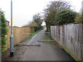 Footpath in Eaglescliffe in TS16 0FA