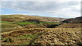 Wessenden Reservoir & Wessenden Lodge from Pennine Way above Blakely Clough in HD7 6NP