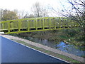 Pont Begard - foot and bicycle bridge over the Elwy, St Asaph in LL17 0PL