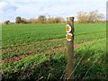 Footpath markers near Water Eaton in OX2 8HE