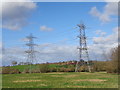Electricity pylons near Woodside Farm in DY10 4RA
