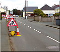 Cardigan Road road works, Haverfordwest in SA61 2XN