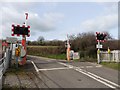 Level Crossing on Cathole Bridge Road in TA18 8JS