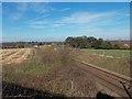 Railway looking north in WS14 0LG