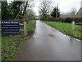 Bridleway/ Lane to Lee Park House in RH20 1DE