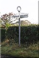 Old Direction Sign - Signpost in Wistanswick, Hodnet parish in TF9 2BB