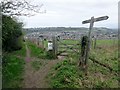 Gate adjacent to bridleway in BN14 0AN