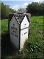 Old Milestone by the A4076, Redstock Bridge in SA73 3UN