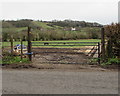Field gate at the southern edge of Bassaleg in NP10 8SG