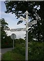 Direction Sign - Signpost by the A30, Bellman's Cross, Henstridge in BA8 0TQ