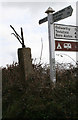 Direction Sign - Signpost by Chipshop Inn, Gulworthy parish in PL19 8NT