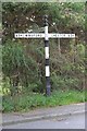 Direction Sign - Signpost by the A54, Chester Road, Little Budworth in CW6 9EX