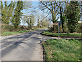 Looking towards Ashill along B1077 in PE37 8DR