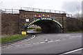 Rail bridge on Buxton Road, Chinley in SK12 6QJ