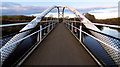 Crossing Halfpenny Bridge on the Trans Pennine Trail in S9 1RZ