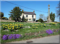 Spring Flowers by the Cross in OX29 9NN