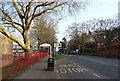 Bus stop and shelter on Middlewood Road in S6 1QT