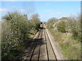 Railway towards Shrewsbury in SY8 2BS