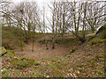 Small stone quarry on the edge of Golden Acre Park in LS16 8BB