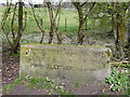 Boundary Stone at Clifton Moss C1862 in M27 6NP