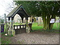 The lychgate, Knebworth Church in SG3 6PP