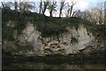 Jackdaw Crag from north bank of River Wharfe (1) in LS23 6EN