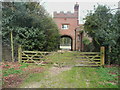 Archway between the North Lodges, Knebworth Estate in SG3 6PX