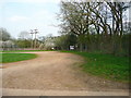 Turning area at the entrance to Knebworth Park in SG1 2BP