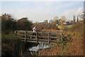 Footbridge over the Nottingham Canal near Cossall in Awsworth, Cossall & Trowell Ward