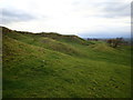 Undulating grazing land Catlands Hill in Boltons