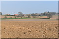 Ploughed fields near Erwarton in Arwarton