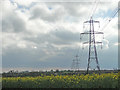 Pylons at Bradenham in NR19 2LT