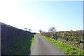 Minor road towards Berrington in SY5 6EZ