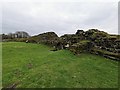 Remains of south wall of 13th Century Bolingbroke Castle in PE23 4HL