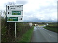 B4521 approaching junction with the A466 in HR2 8PX
