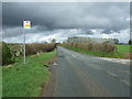 Bus stop on the A466, Hendre in HR2 8PE