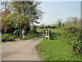Entrance road to The Rookery at Swainsthorpe in NR14 8PJ