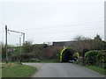 Bradnock's Marsh Lane Approaching Railway Bridge in B92 0LN