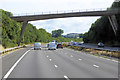 Northbound M5, Beare Lane Bridge in EX5 3JT