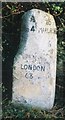 Old Milestone by the A4, west of Froxfield in SN8 3JE