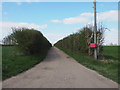 Farm road to Allotment Farm in IP25 7BB