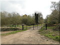 Gated entrance at Gunton in NR11 7HL