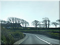 Bend in the A5 Holyhead Road near Rhostrehwfa in LL77 7TY